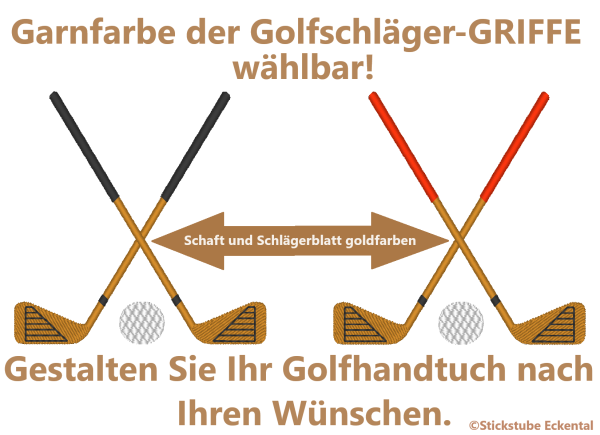 18 Garnfarbe wählbar für Golfschläger-Griffe